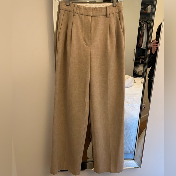 Aritzia Effortless Re-Essential Tailored Pants in Tan - Picture 3 of 8